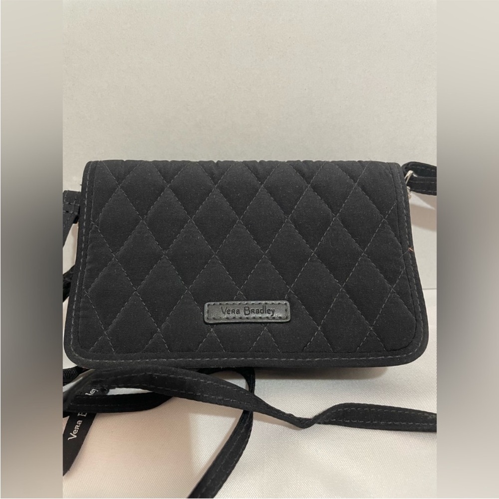 Vera Bradley Black Quilted Crossbody Bag